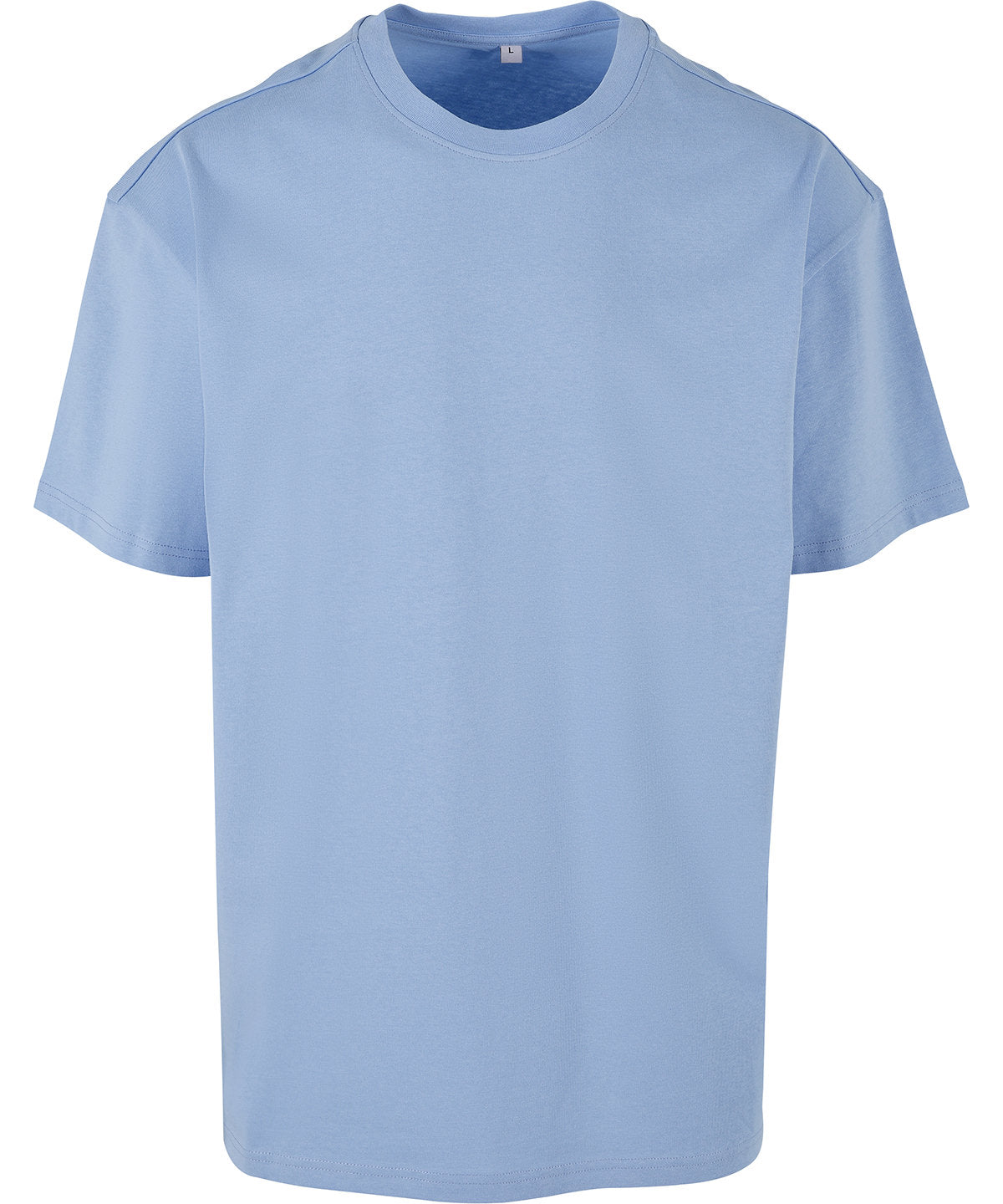 Oversized Jersey Tee in Powder Blue, front view
