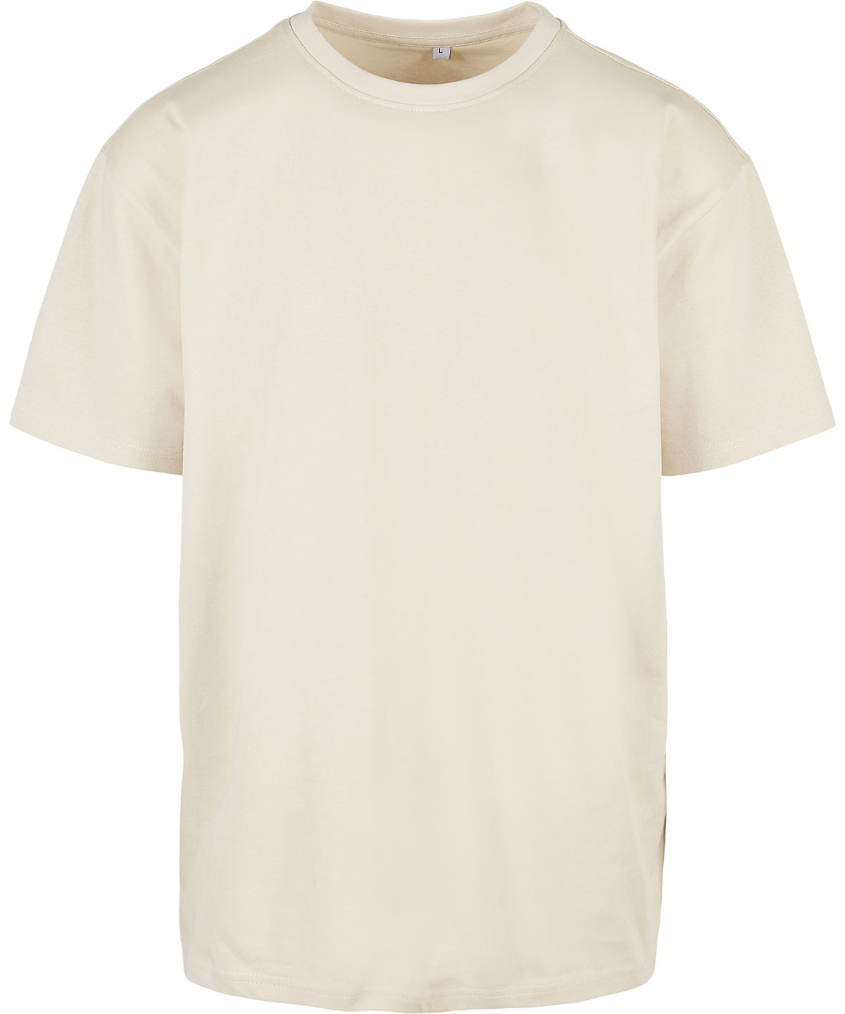 Oversized Jersey Tee in Sand, front view