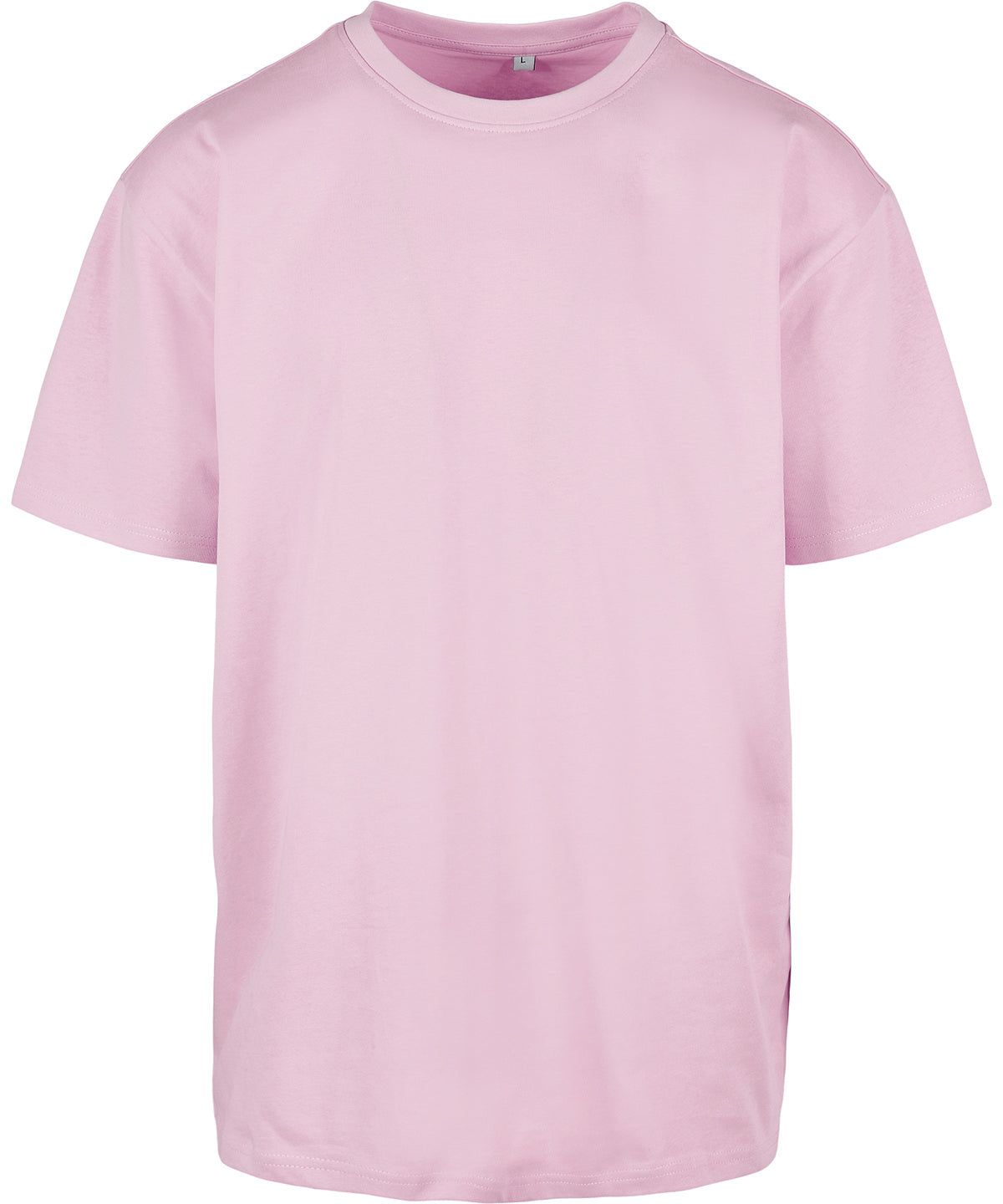 Oversized Jersey Tee in Soft Pink, front view