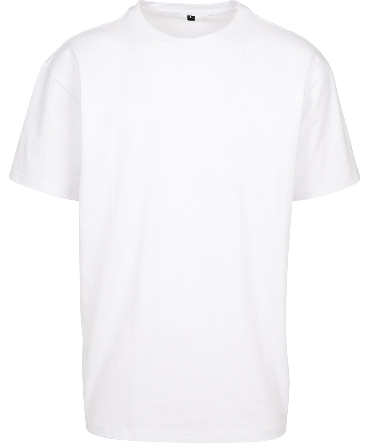 Oversized Jersey Tee in White, front view