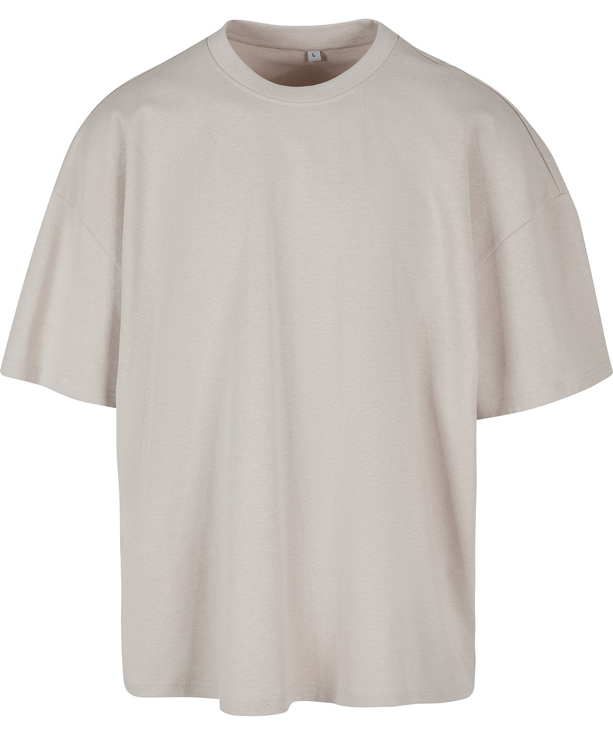 Heavy Jersey Oversized Tee in Light Asphalt, front view