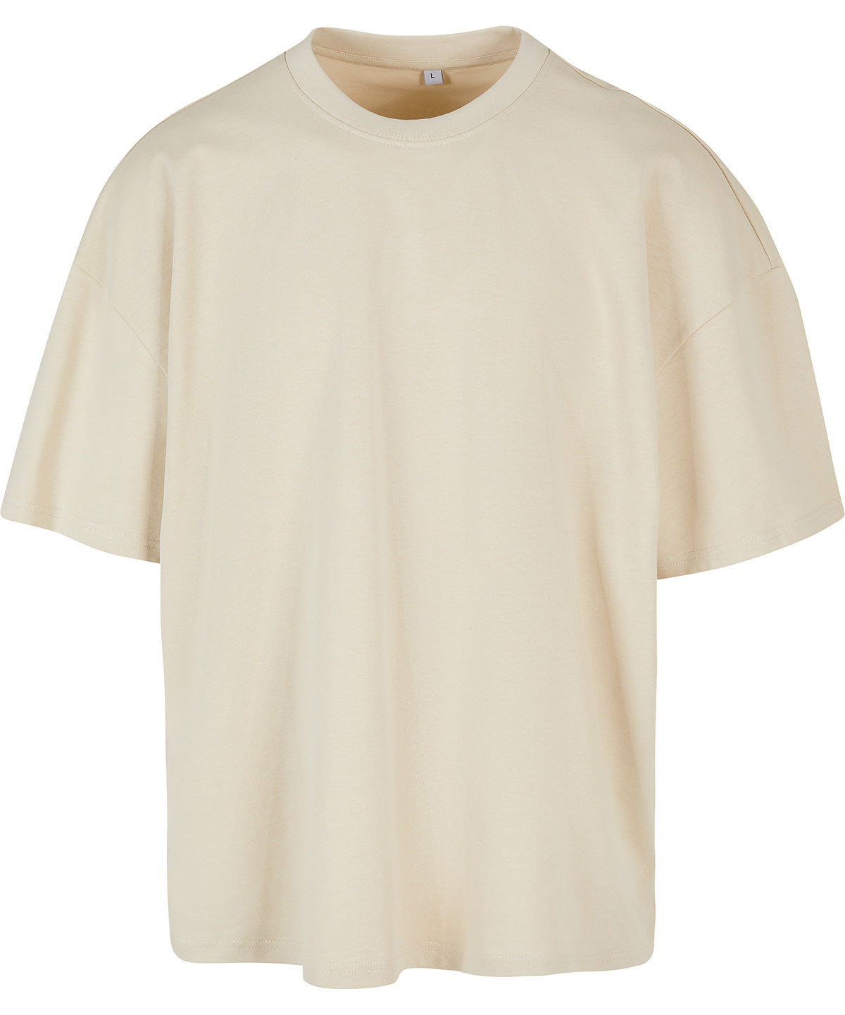 Heavy Jersey Oversized Tee in Sand, front view