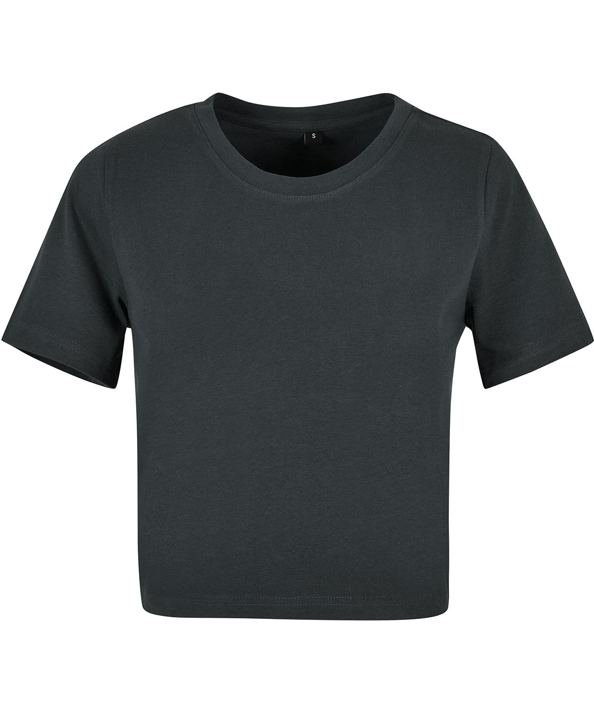 Women’s Cropped Tee in Magnet, front view