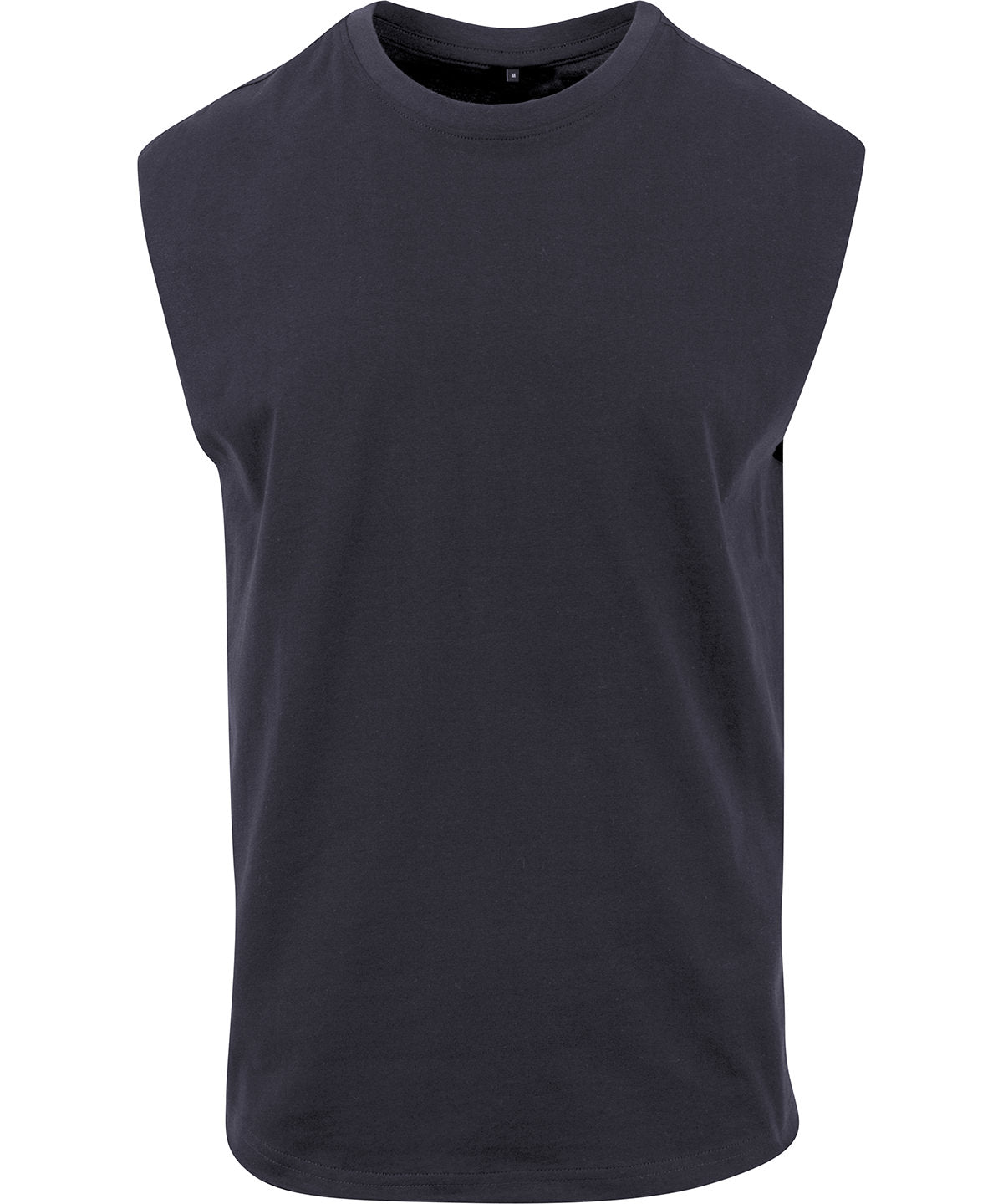 Sleeveless Tee in Navy, front view