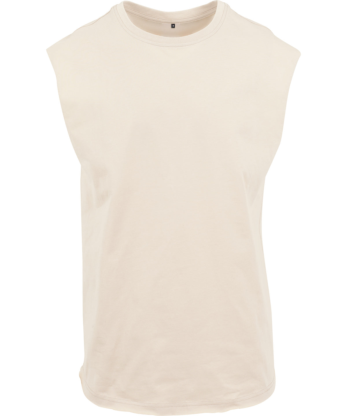 Sleeveless Tee in Sand, front view
