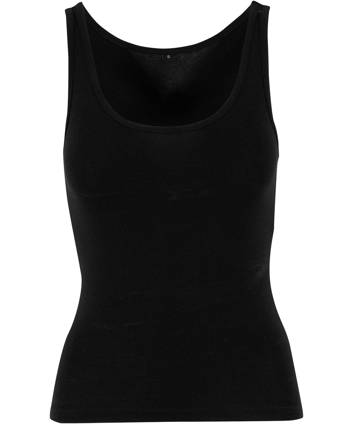Women’s Basic Tank Top in Black, front view