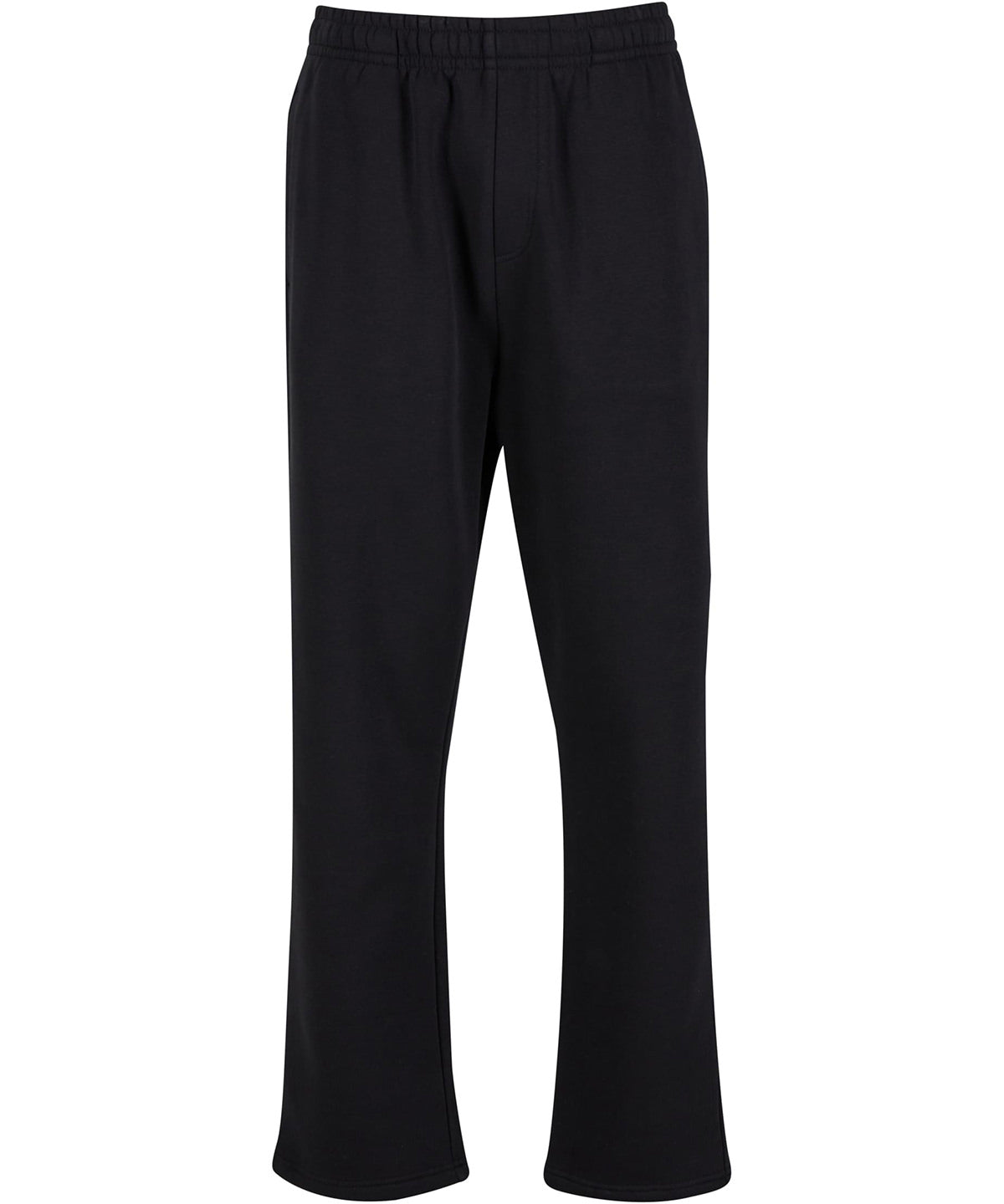 Basic Track Pants in Black, front view