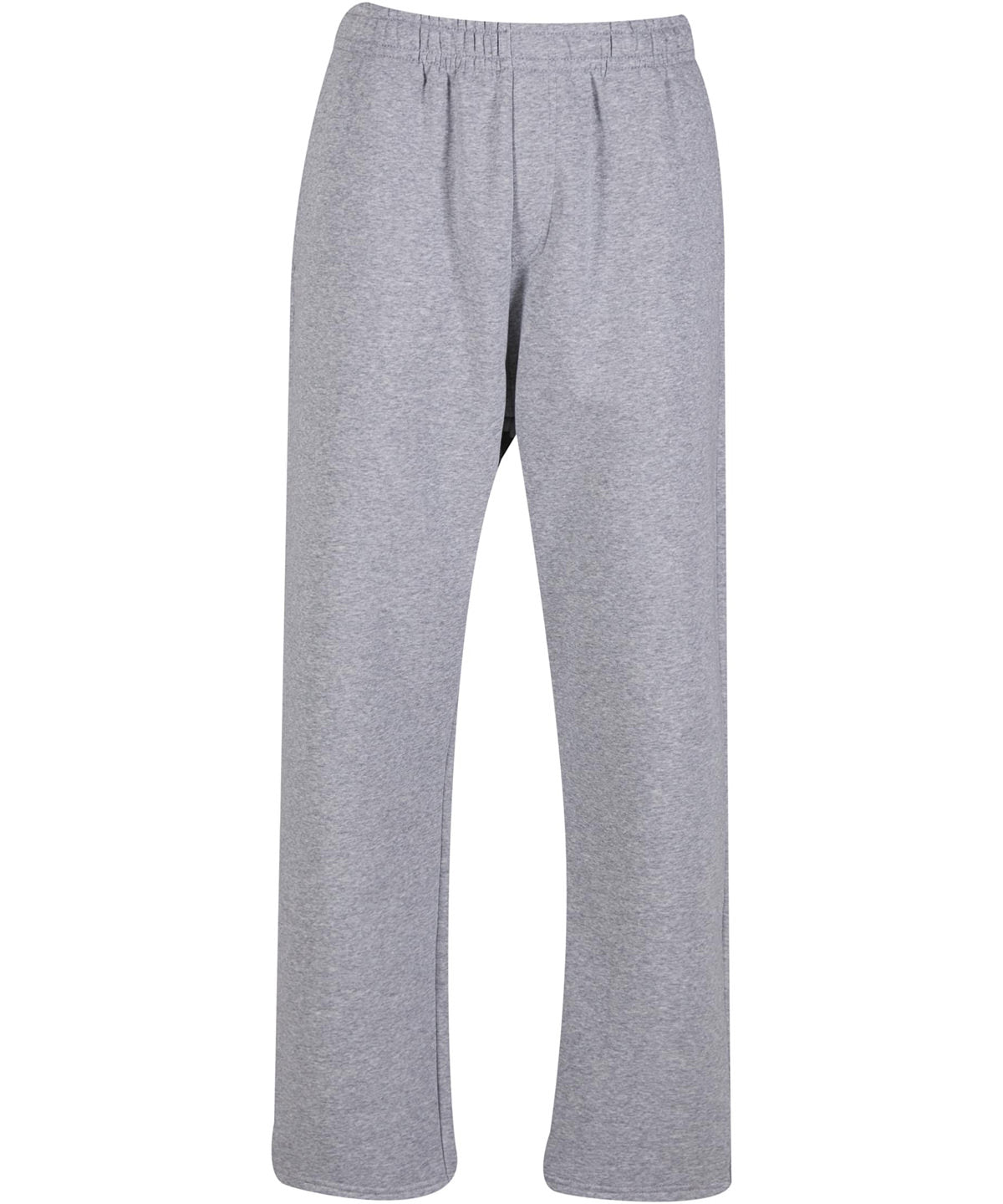 Basic Track Pants in Heather Grey, front view