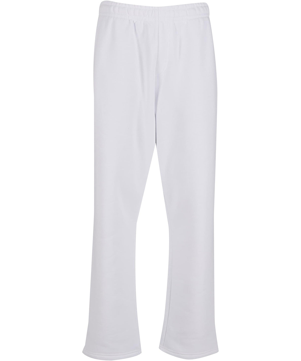 Basic Track Pants in White, front view
