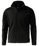 Livingston – 4-Way Stretch Softshell in Black, front view