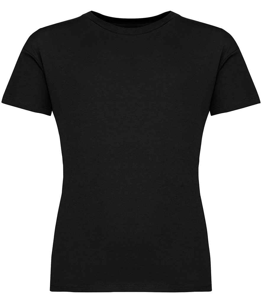 Kids Dropped Shoulder T-Shirt in Black, front view