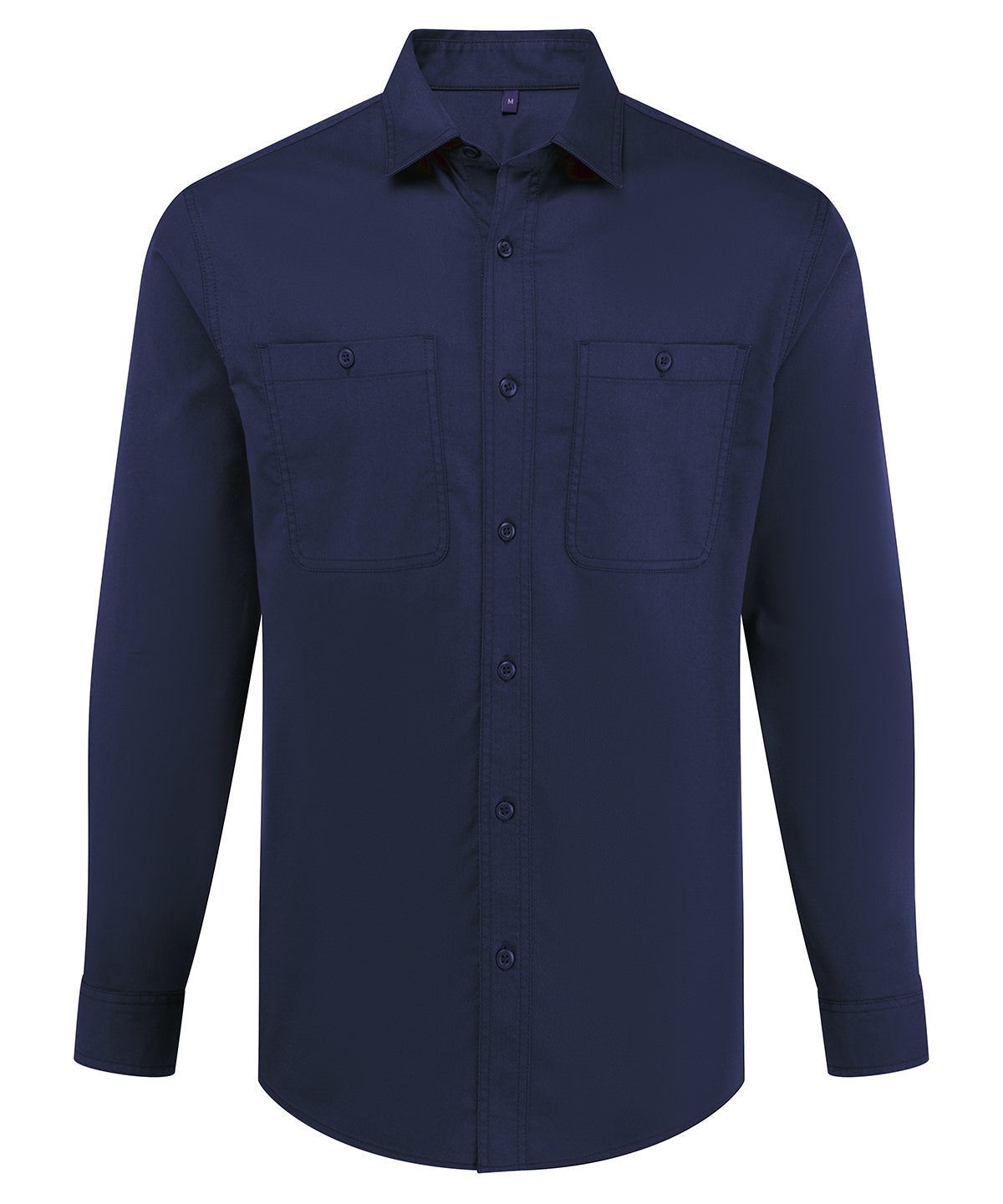 ‘Utility 2.0’ Service Shirt in Stay Navy, front view