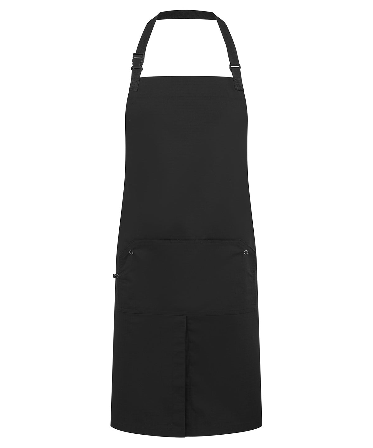 ‘Utility 2.0’ Ripstop Apron in Black, front view