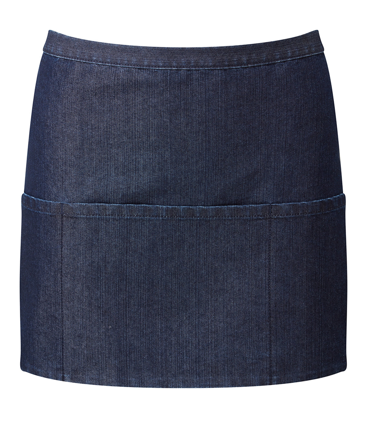 Colours 3-Pocket Apron in Indigo Denim, front view