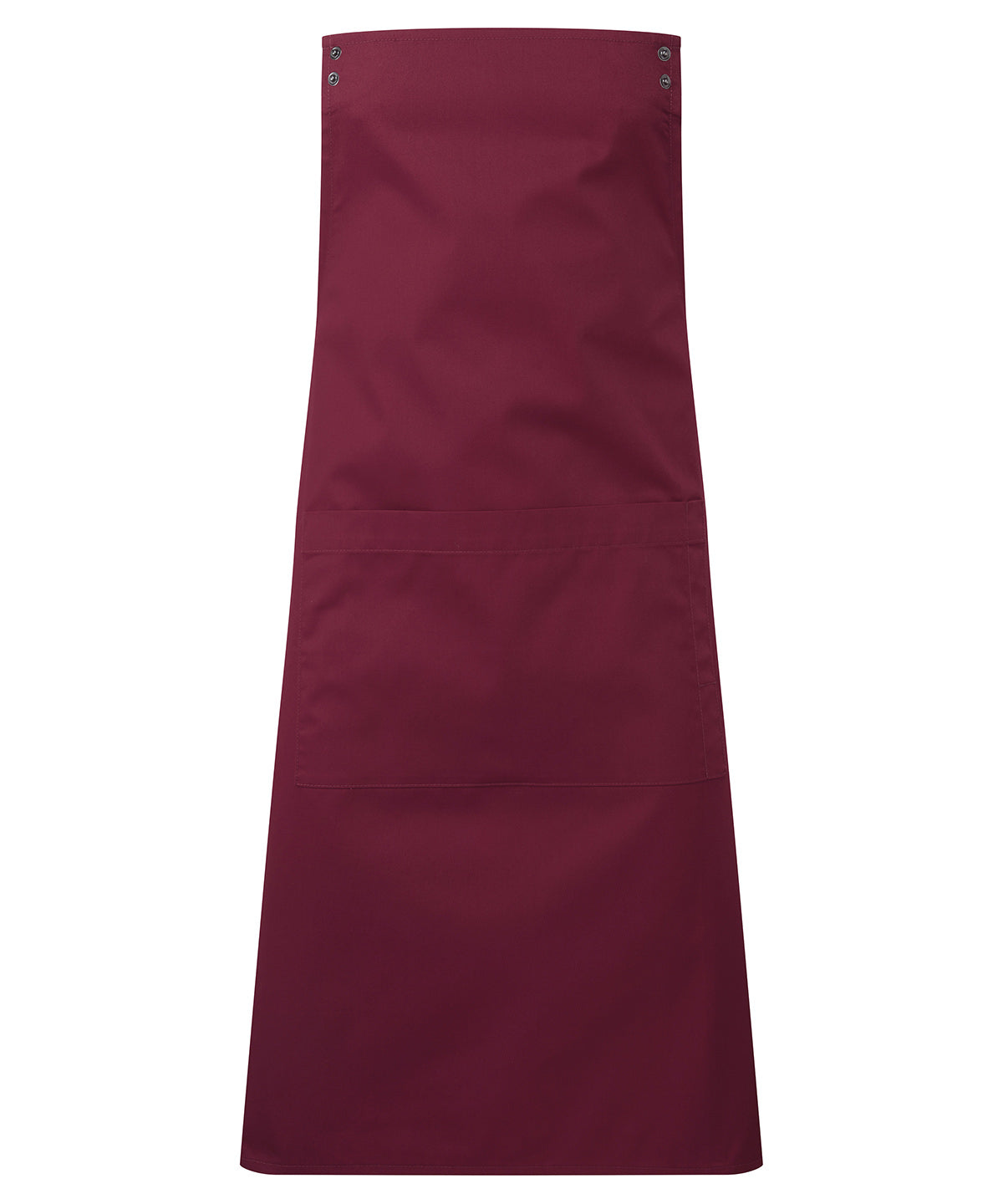 ‘Swap & Pop’ Customisable Apron – Body in Burgundy, front view