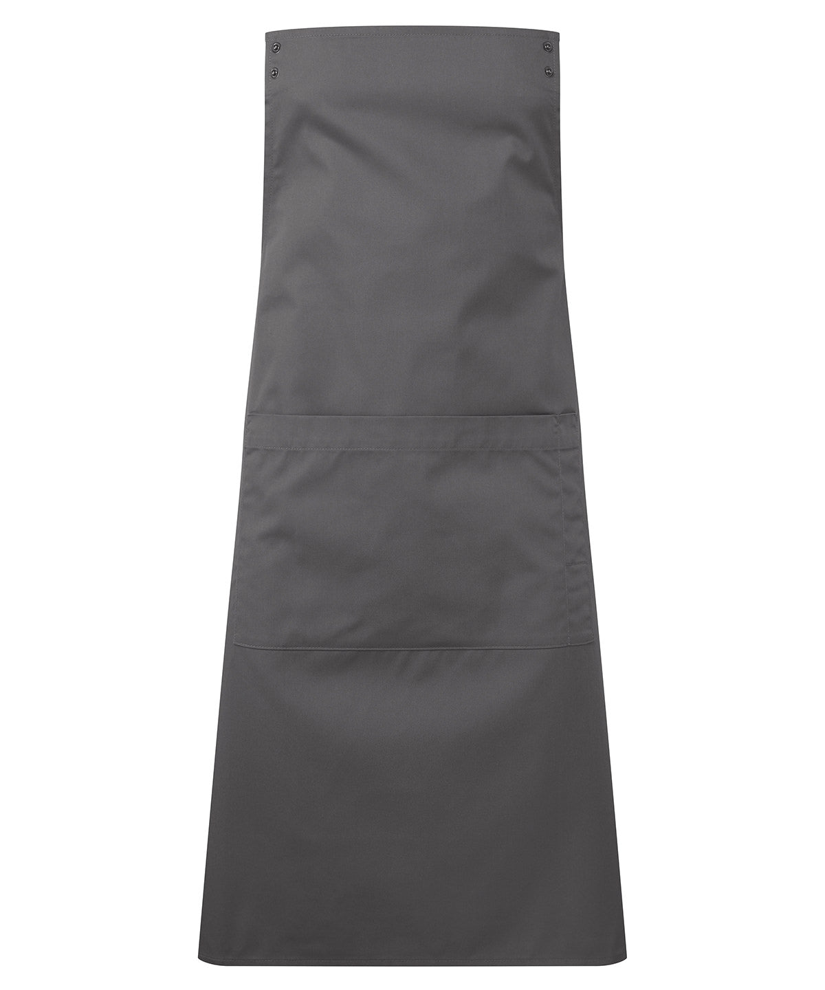 ‘Swap & Pop’ Customisable Apron – Body in Dark Grey, front view