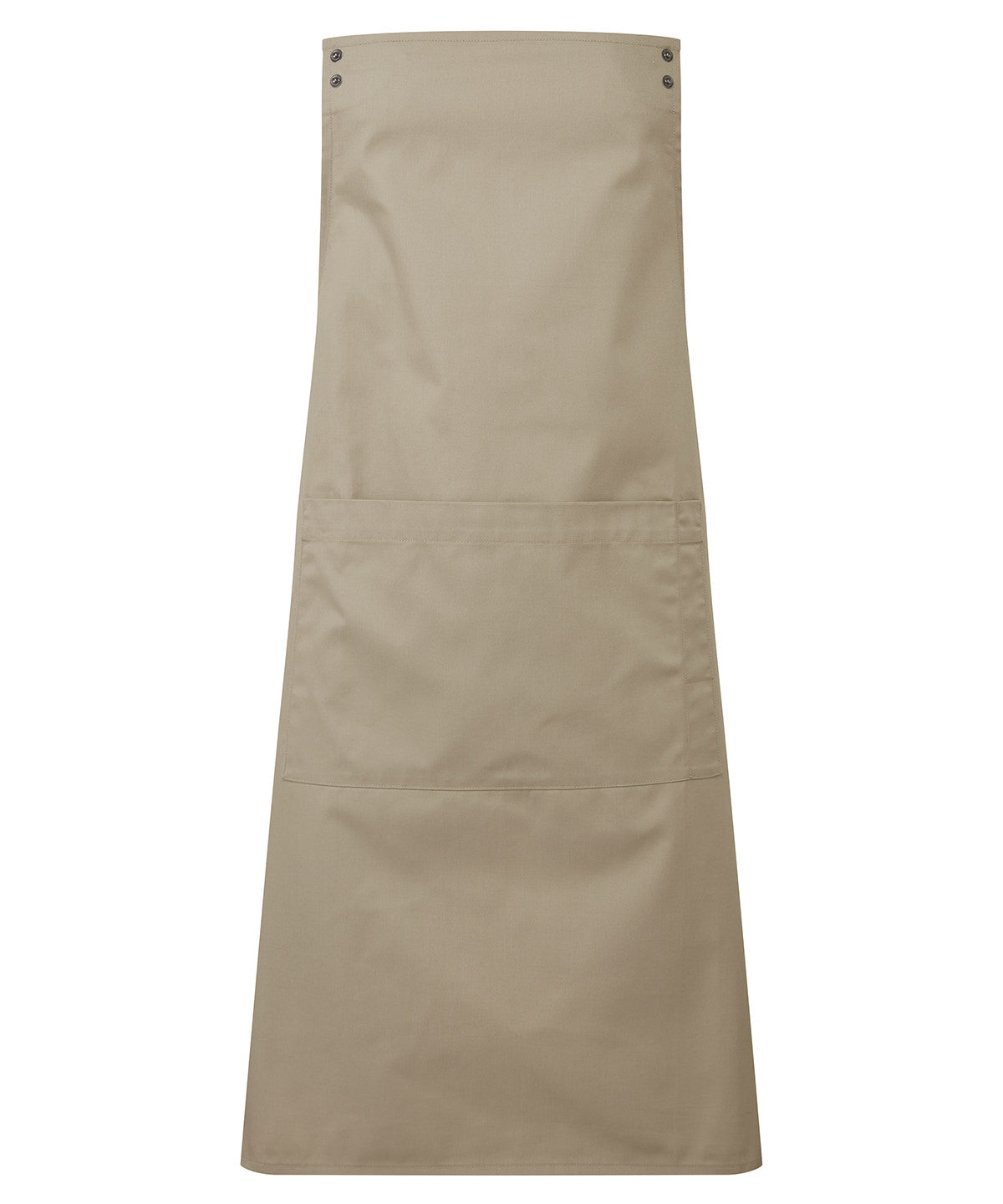 ‘Swap & Pop’ Customisable Apron – Body in Khaki, front view