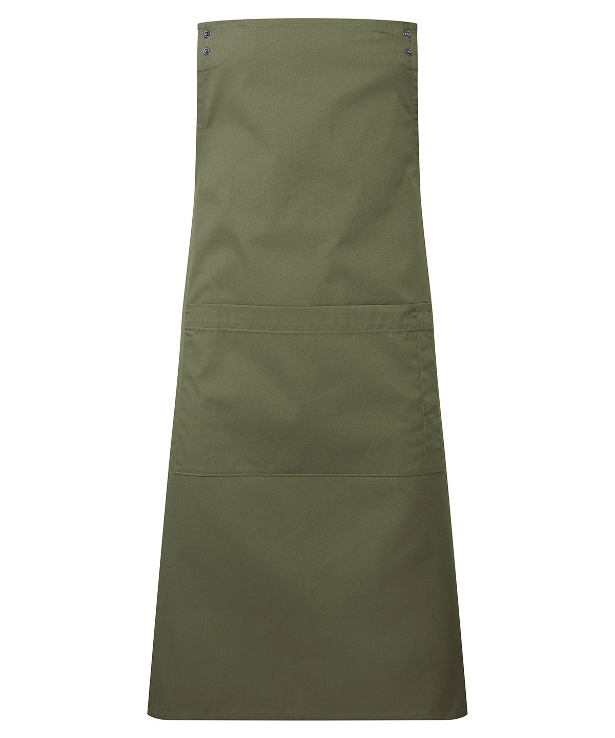 ‘Swap & Pop’ Customisable Apron – Body in Olive, front view