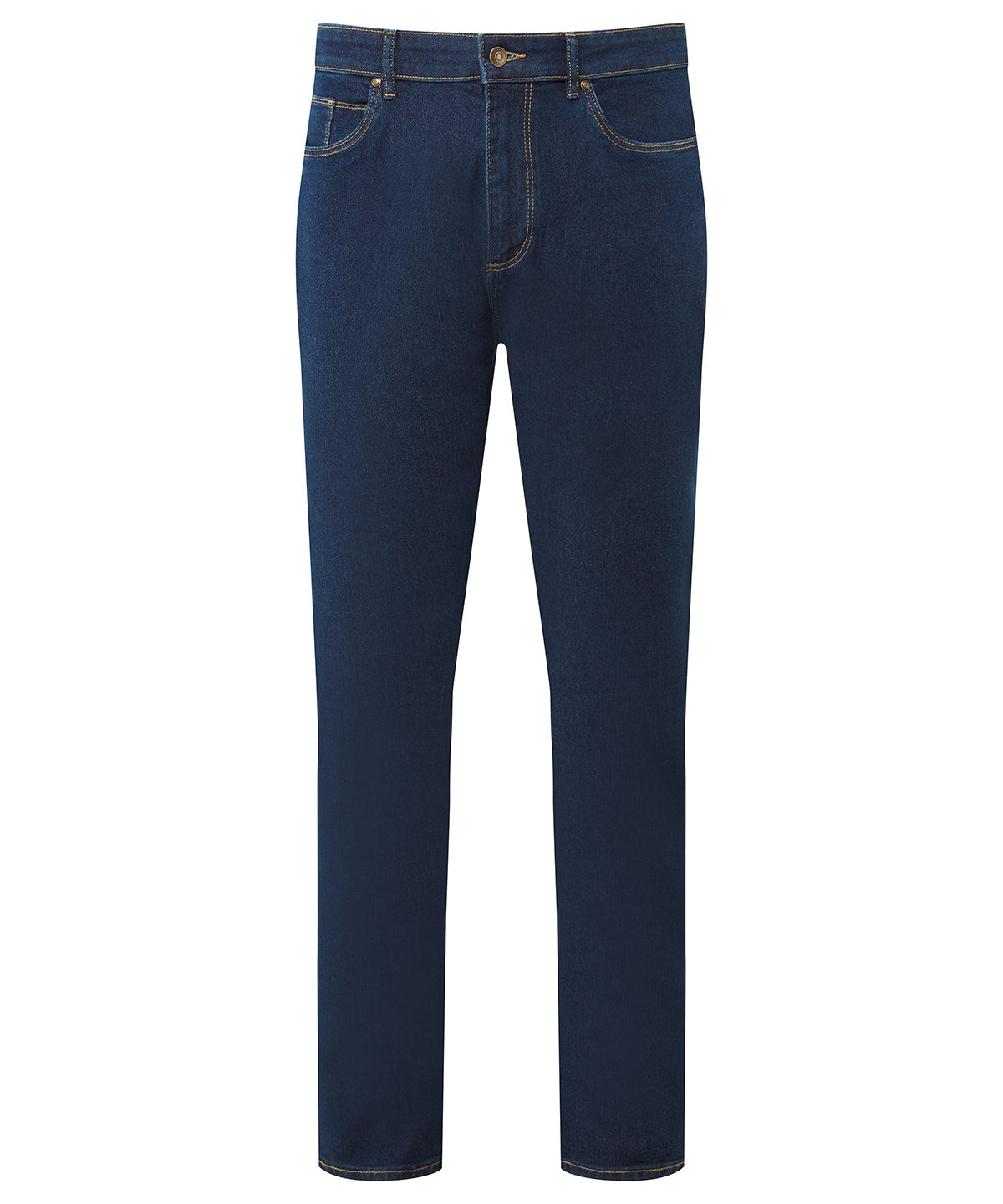 Workready Straight-Leg Jeans in Always Indigo, front view