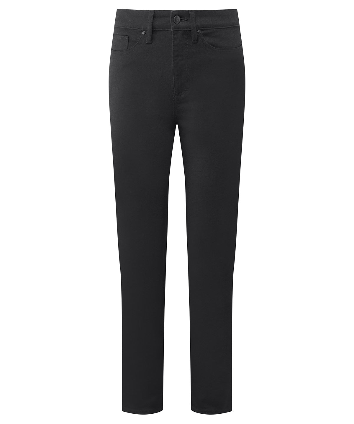 Women’s Workready Straight-Leg Jeans in Stay Black, front view
