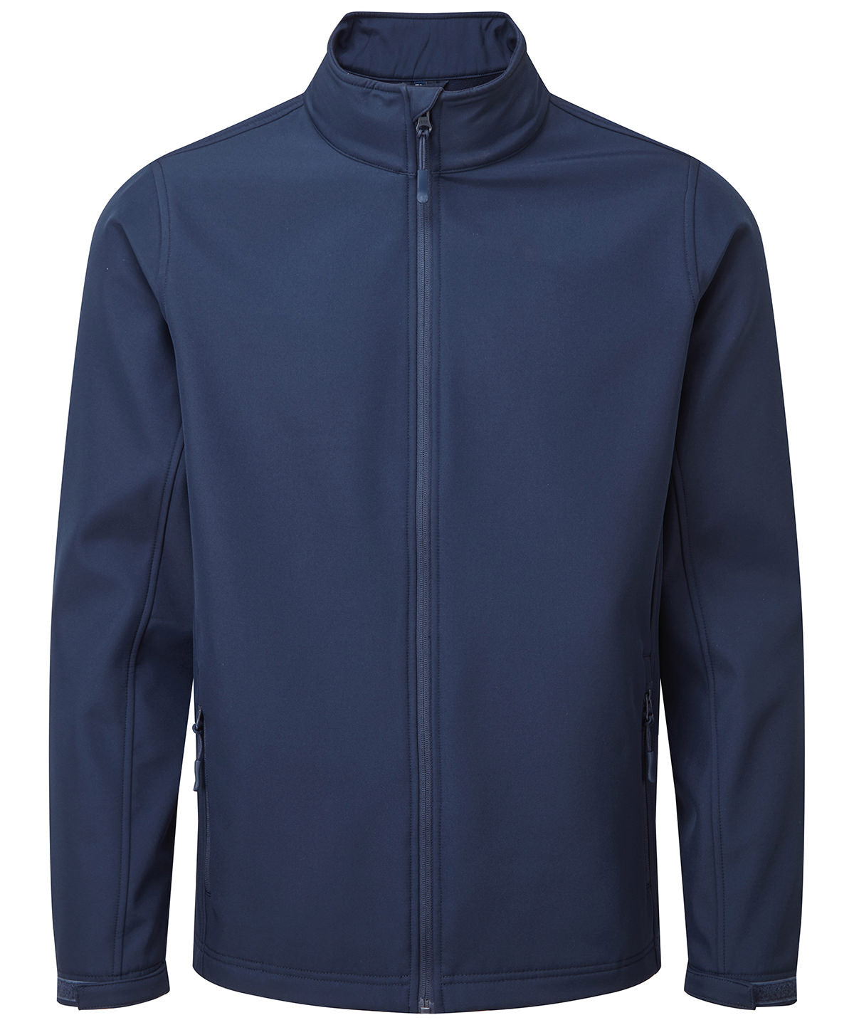 Windchecker® Printable and Recycled Softshell Jacket in Navy, front view