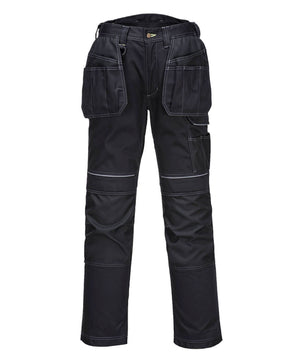 PW3 Padded Trousers in Black, front view