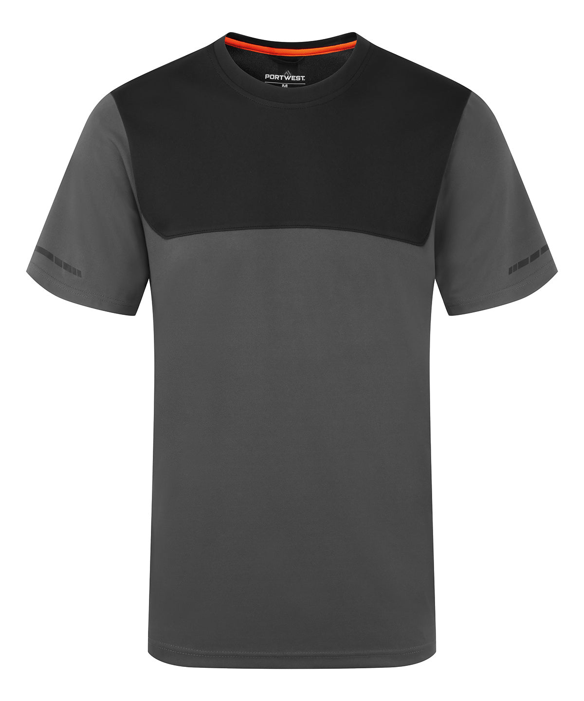 EV4 T-Shirt (Ev411) in Grey, front view