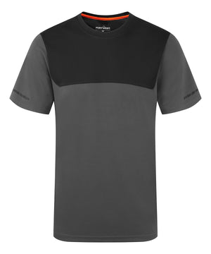 EV4 T-Shirt (Ev411) in Grey, front view