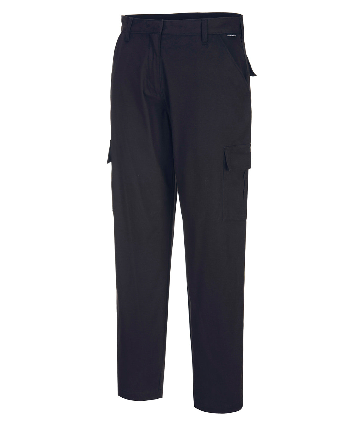 Lifestyle photo of the Women's Stretch Cargo Trousers (S233) Slim Fit