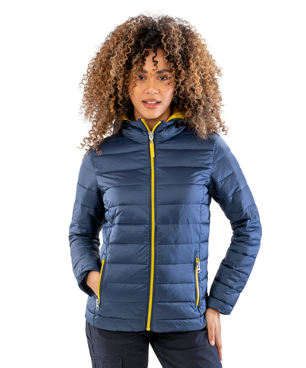 Lifestyle photo of the Women's Urban Snow Bird Hooded Jacket