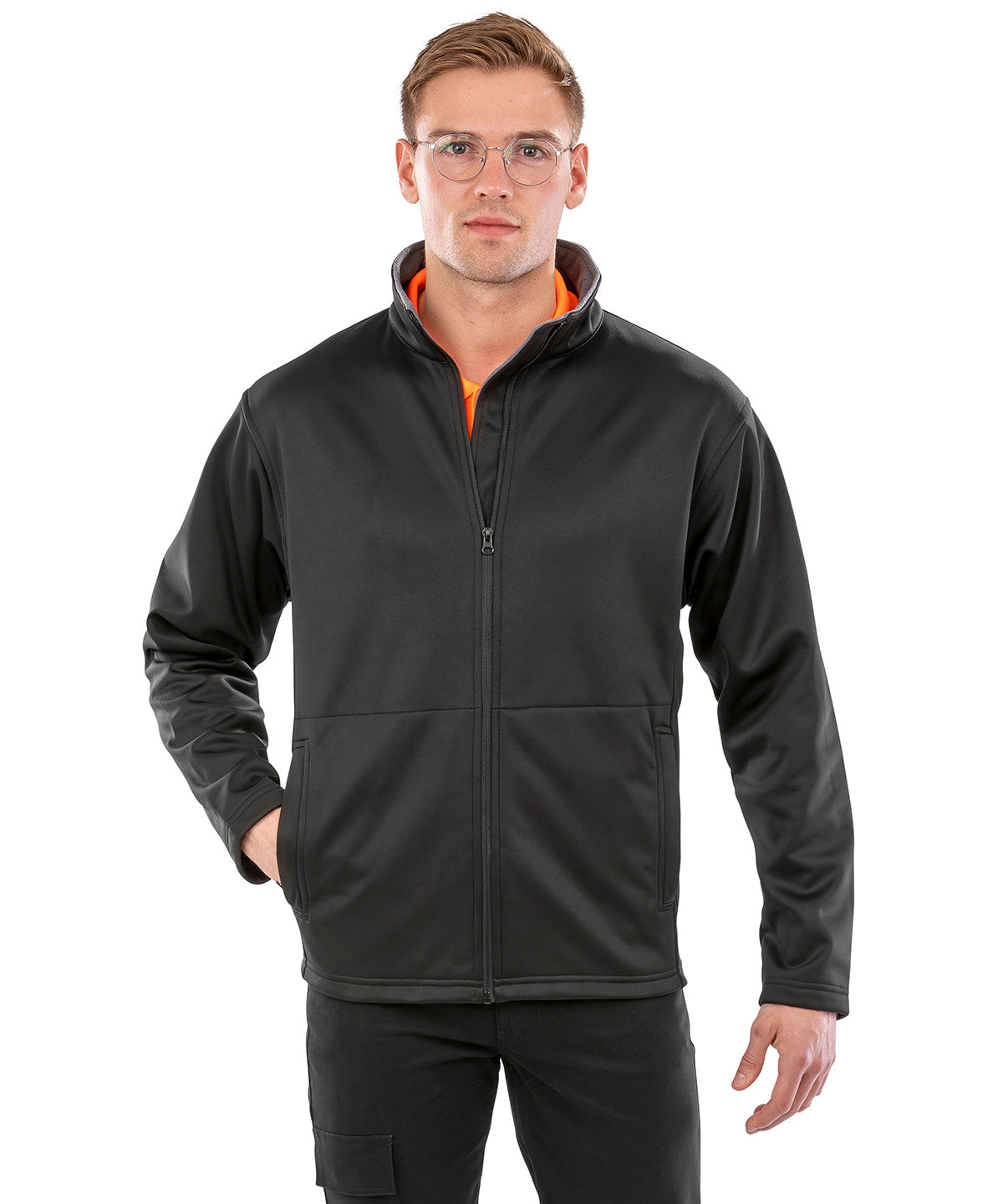 Lifestyle photo of the Core Softshell Jacket