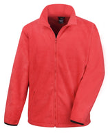 Norse Outdoor Fleece in Flame Red, front view