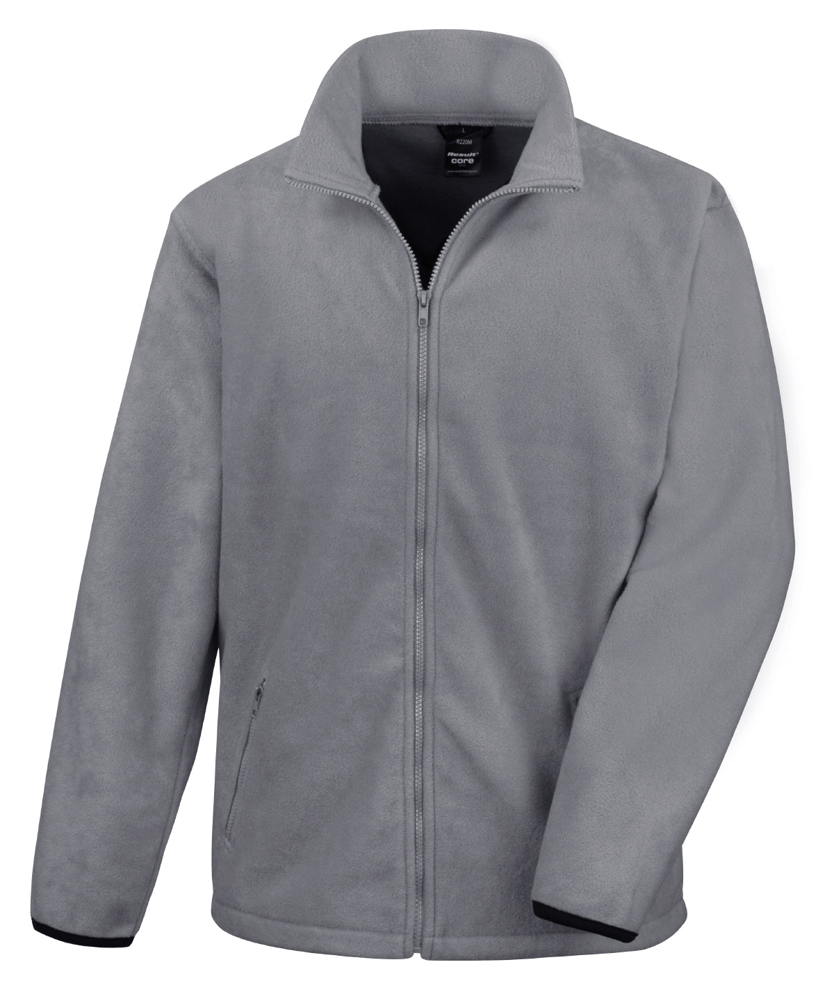 Norse Outdoor Fleece in Pure Grey, front view