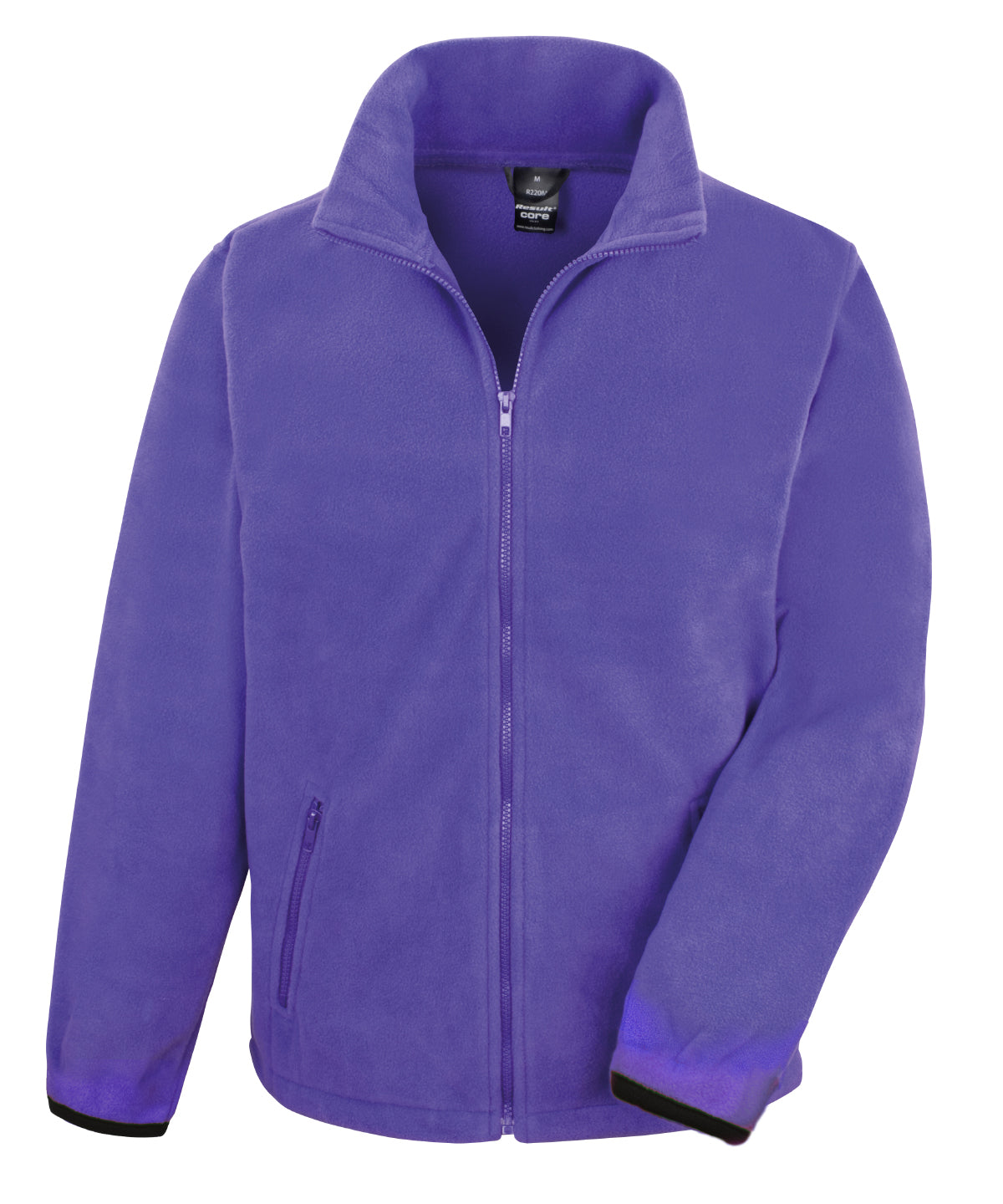 Norse Outdoor Fleece in Purple, front view