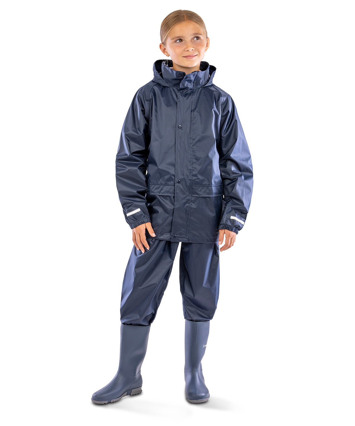 Lifestyle photo of the Core Junior Rain Suit