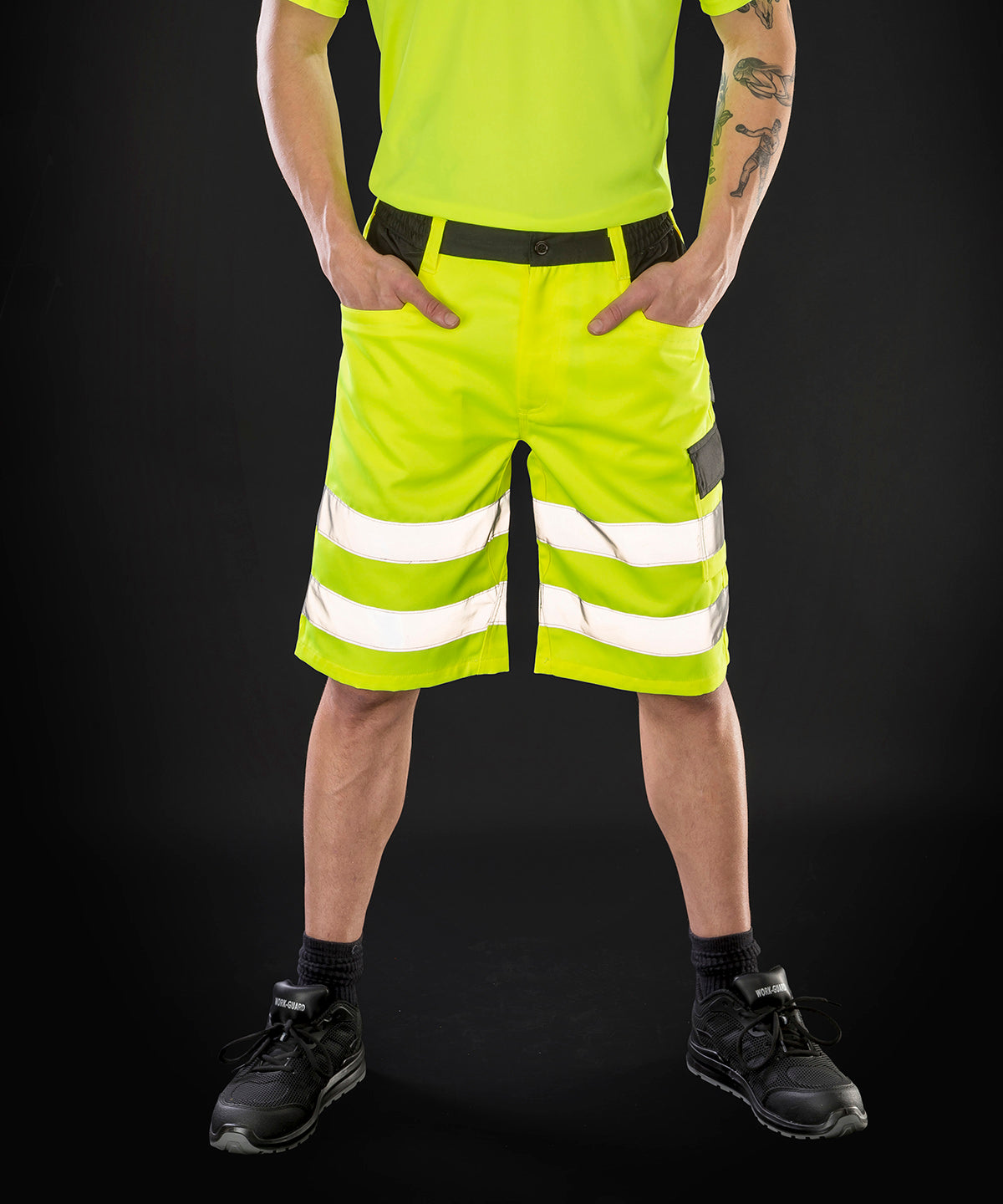 Lifestyle photo of the Safety Cargo Shorts