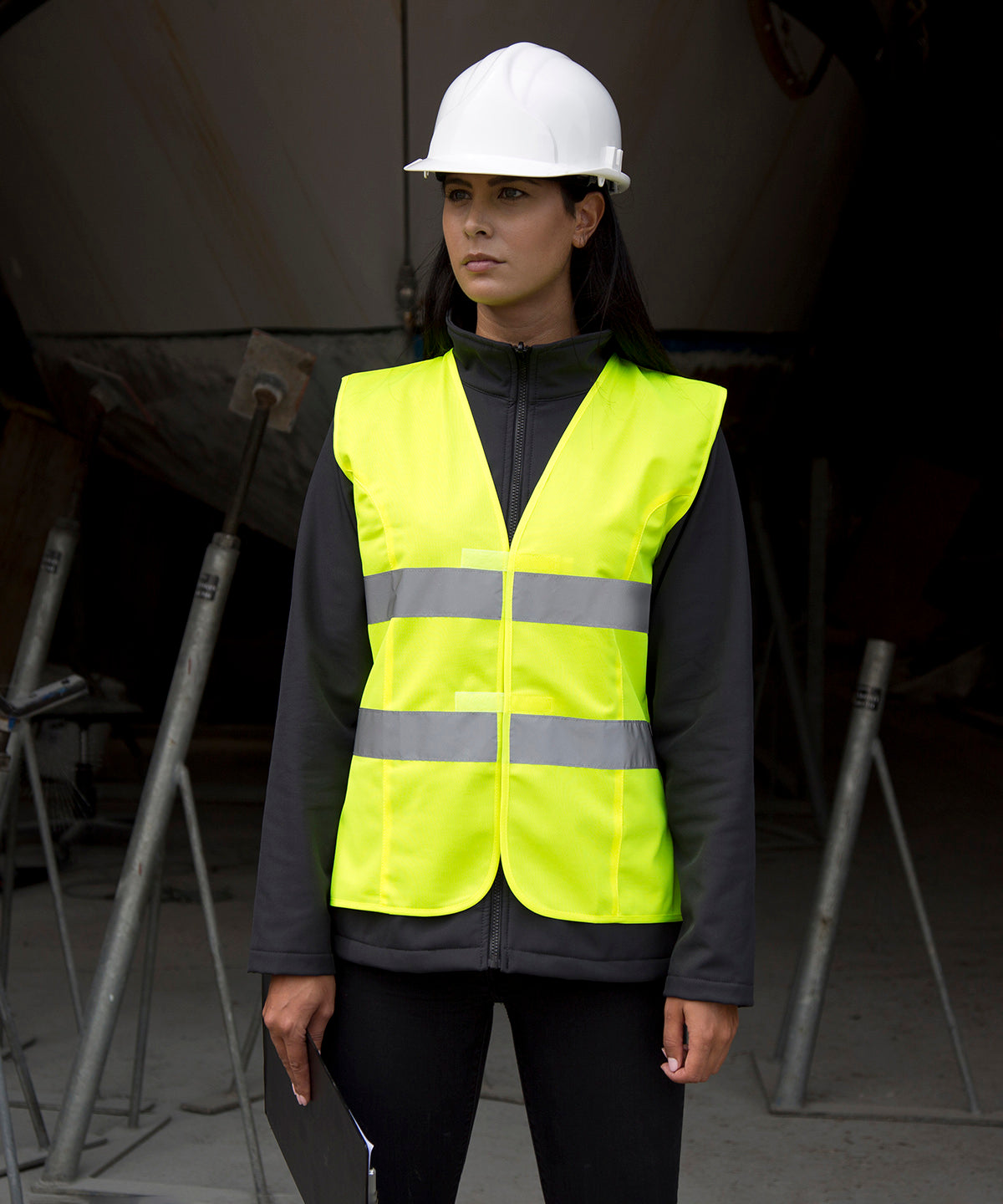 Lifestyle photo of the Women's High-Viz Tabard