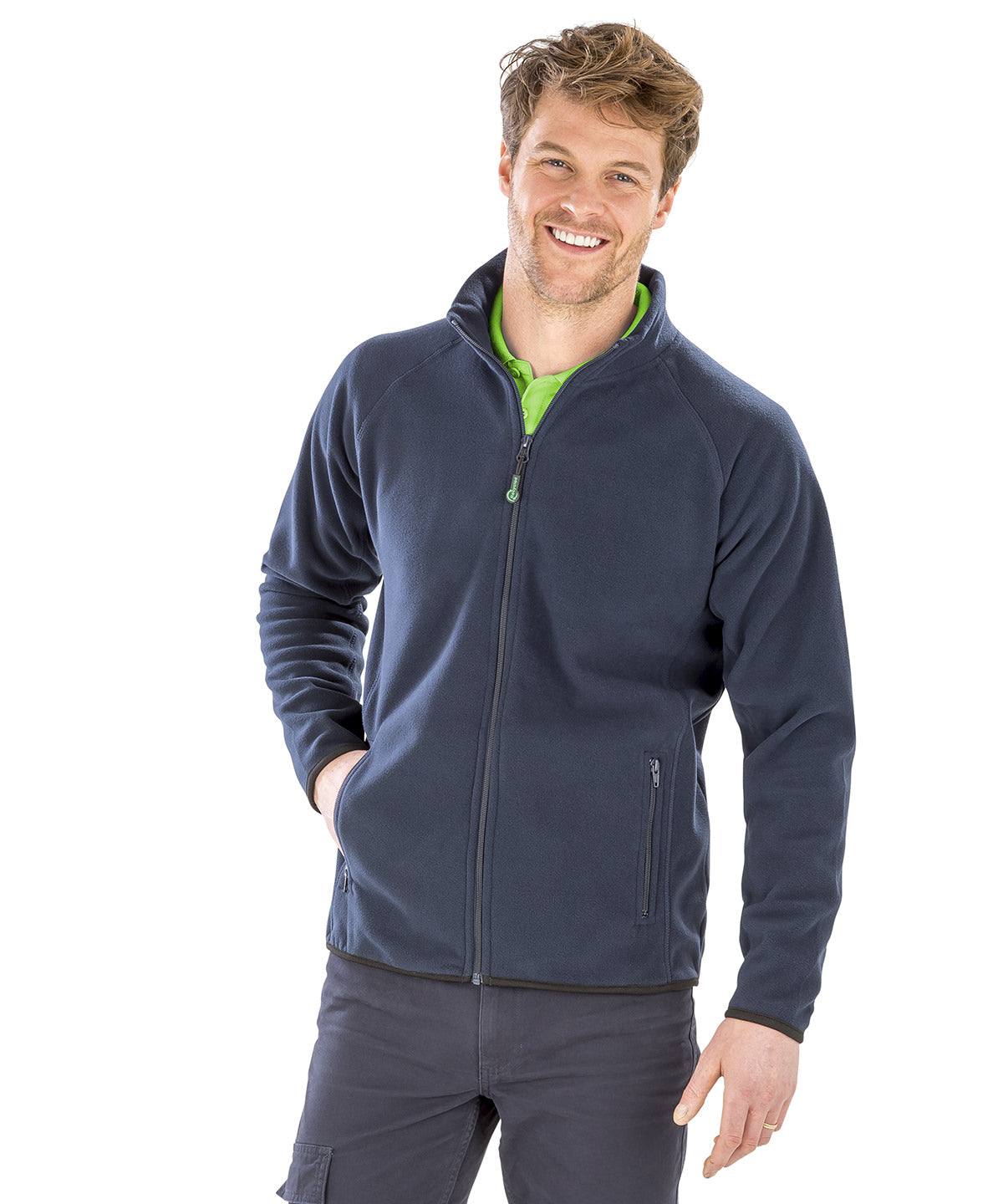 Lifestyle photo of the Recycled Fleece Polarthermic Jacket