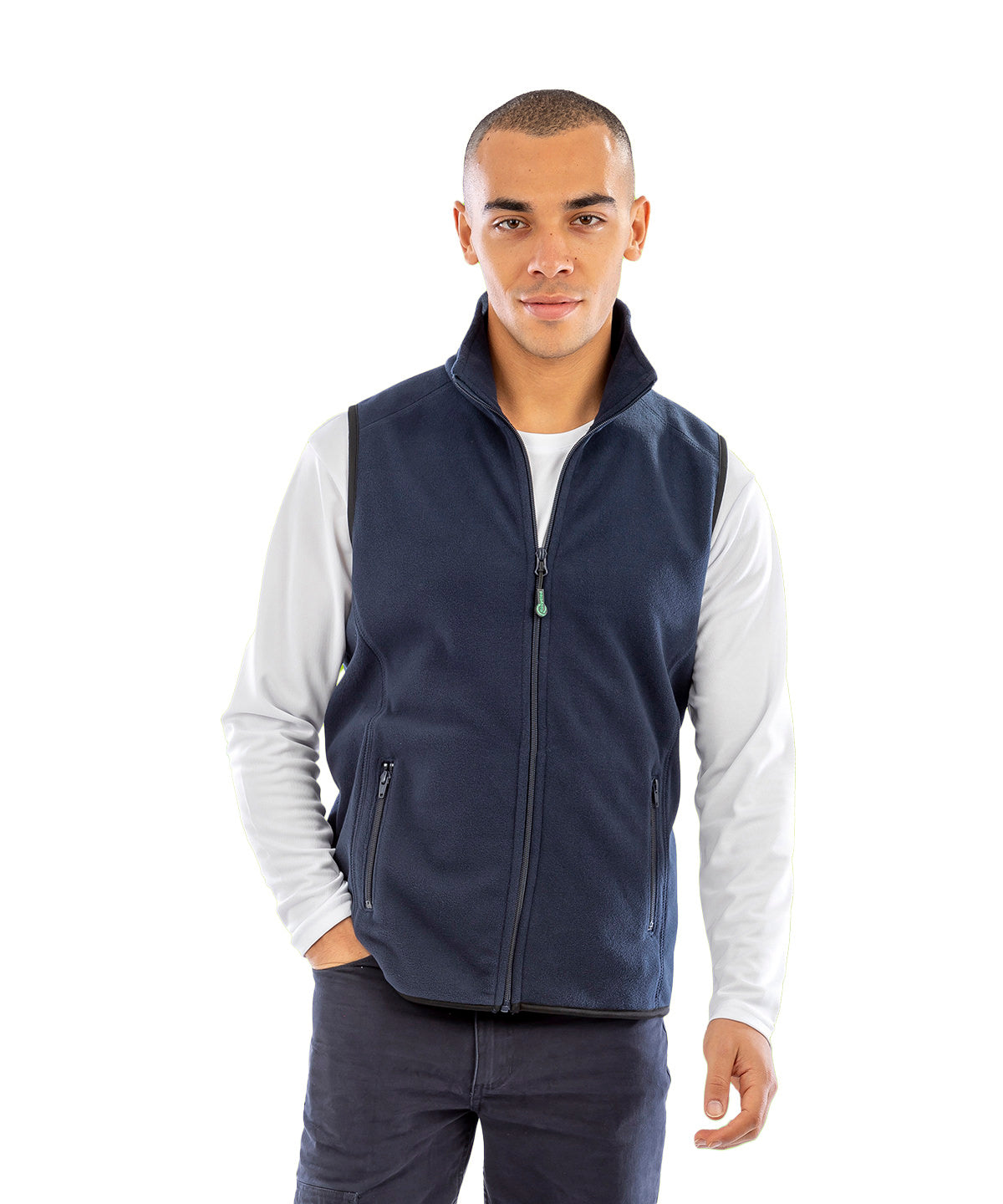 Lifestyle photo of the Recycled Fleece Polarthermic Bodywarmer