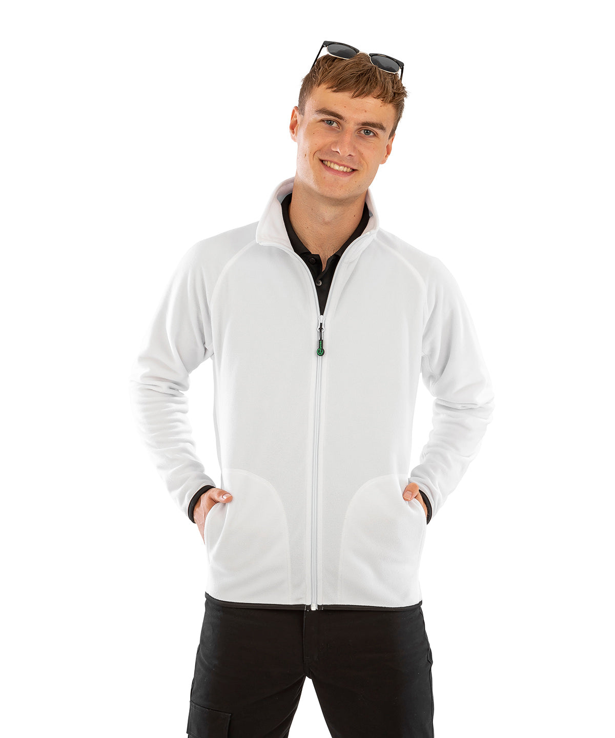 Lifestyle photo of the Recycled Microfleece Jacket