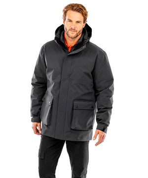 Lifestyle photo of the Recycled 3-in-1 Padded Ripstop Jacket