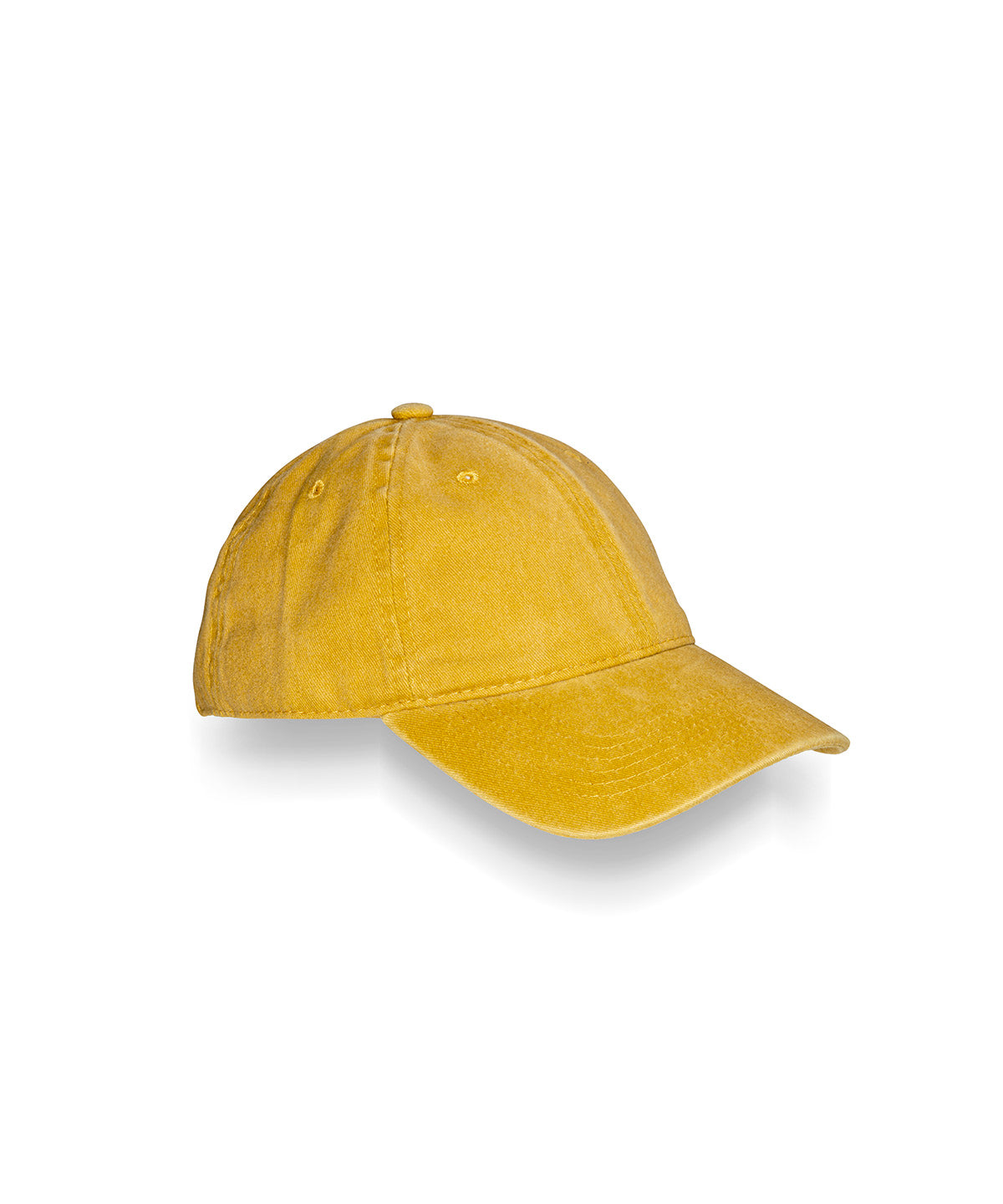 Core Pure Cotton Vintage Cap in Vintage Mustard, front view