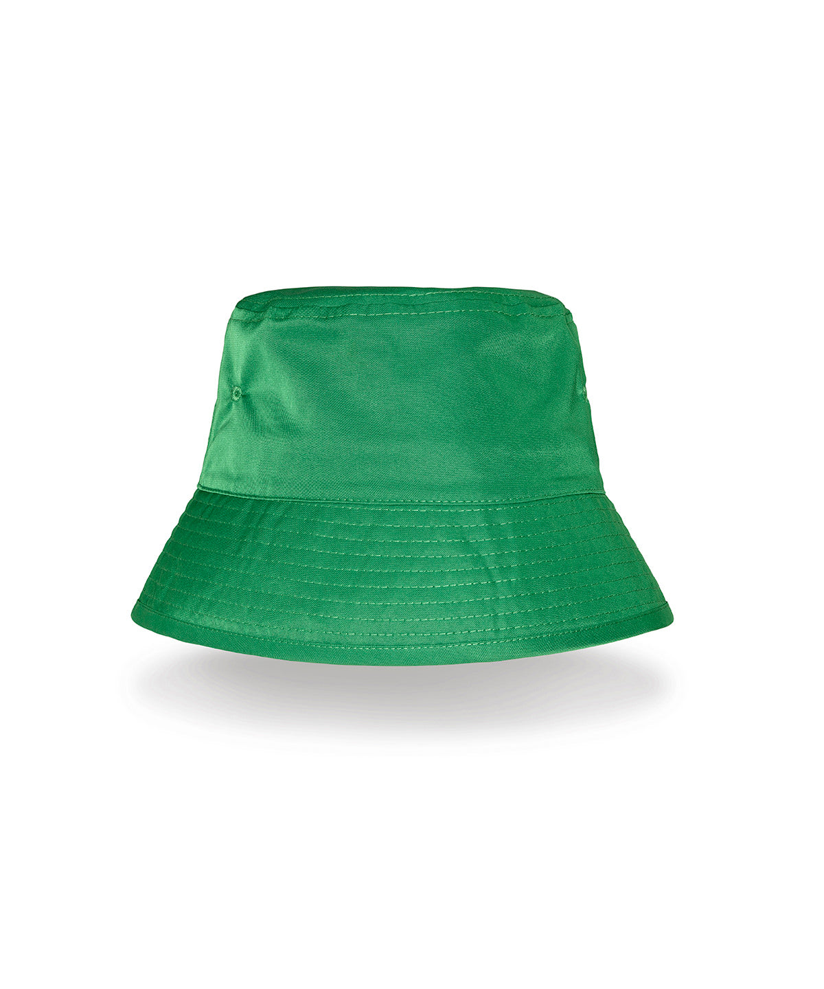 Recycled Bound Edge Bucket Hat in Kelly Green, front view