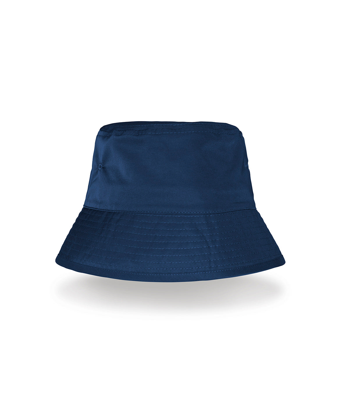 Recycled Bound Edge Bucket Hat in Navy, front view