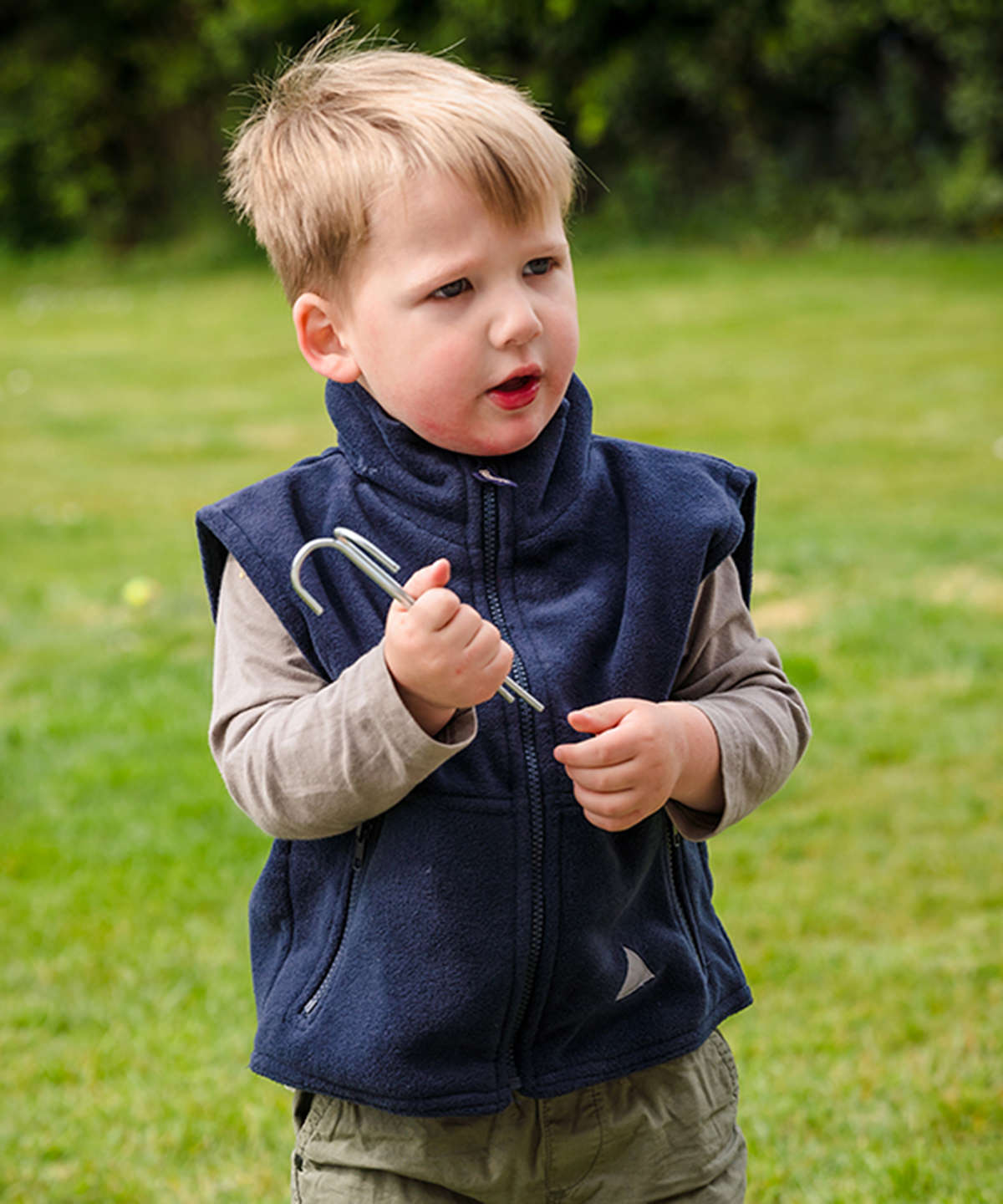 Lifestyle photo of the Junior PolarTherm™ Bodywarmer