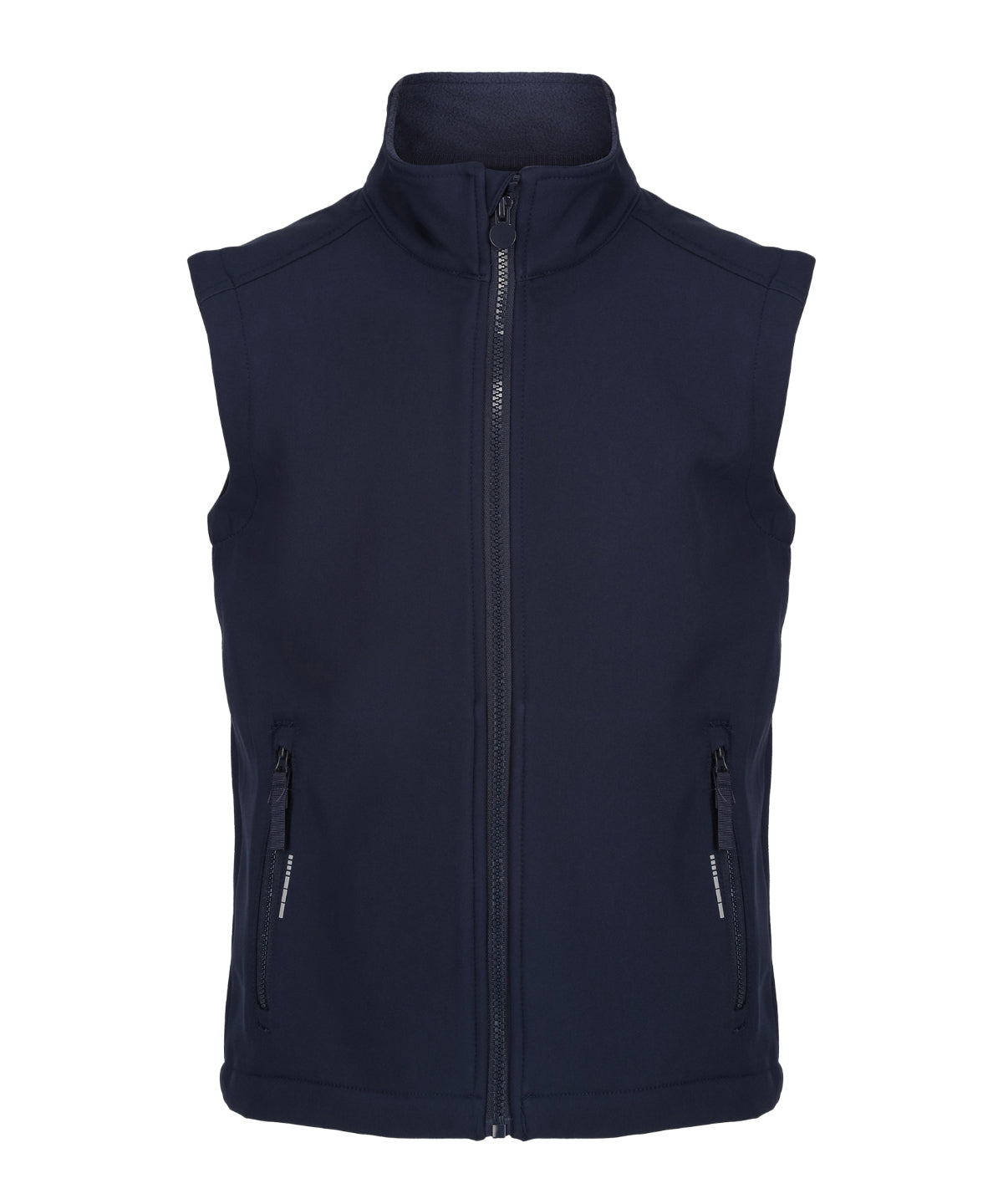 Junior Ablaze Softshell Bodywarmer in Navy, front view