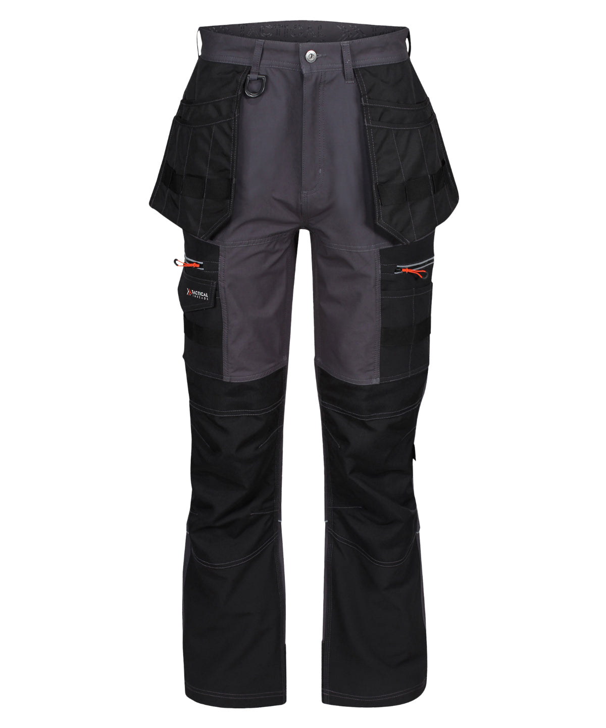 Infiltrate Stretch Holster Trousers in Iron/Black, front view