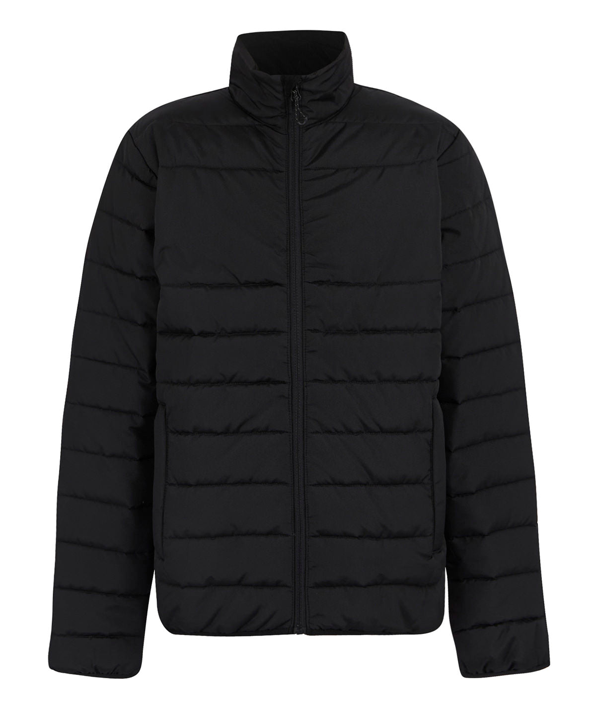 Essential Thermal Jacket in Black, front view