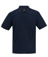 Recycle.me Piqué Polo Shirt in Navy, front view