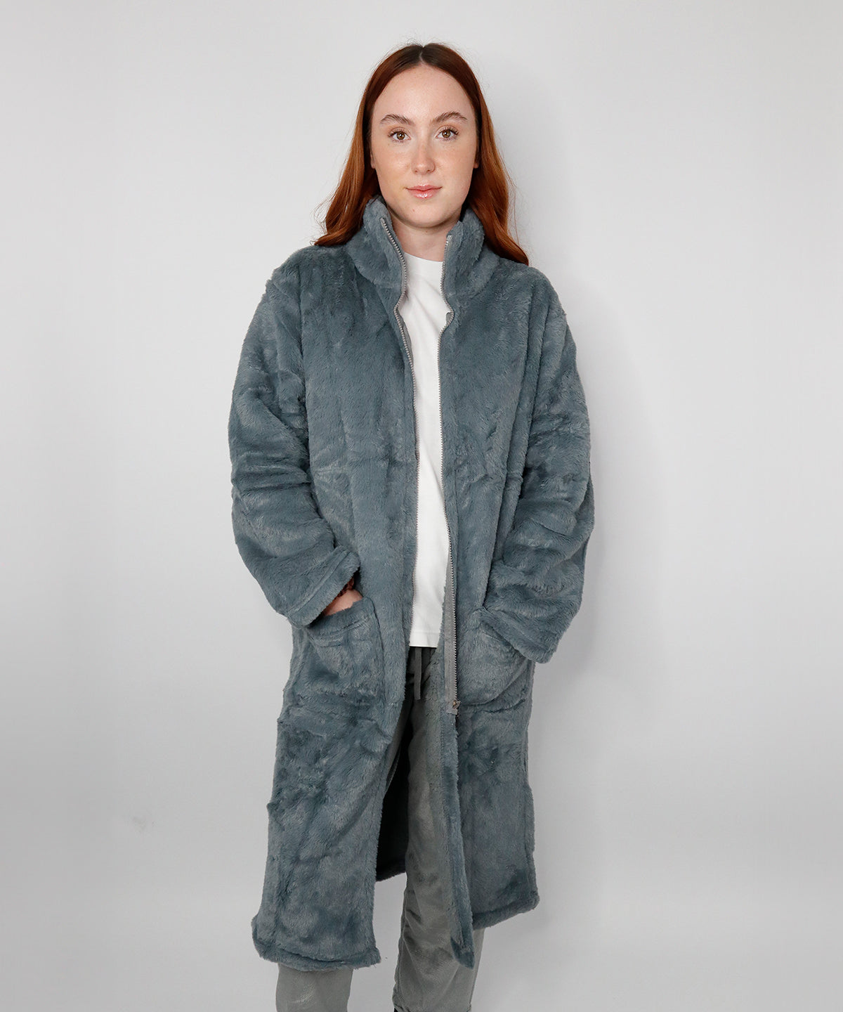 Luxury Eskimo Faux Fur Zipped Gown